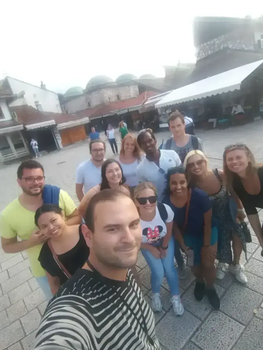 Street Food Walking Stops in Sarajevo Old Town
