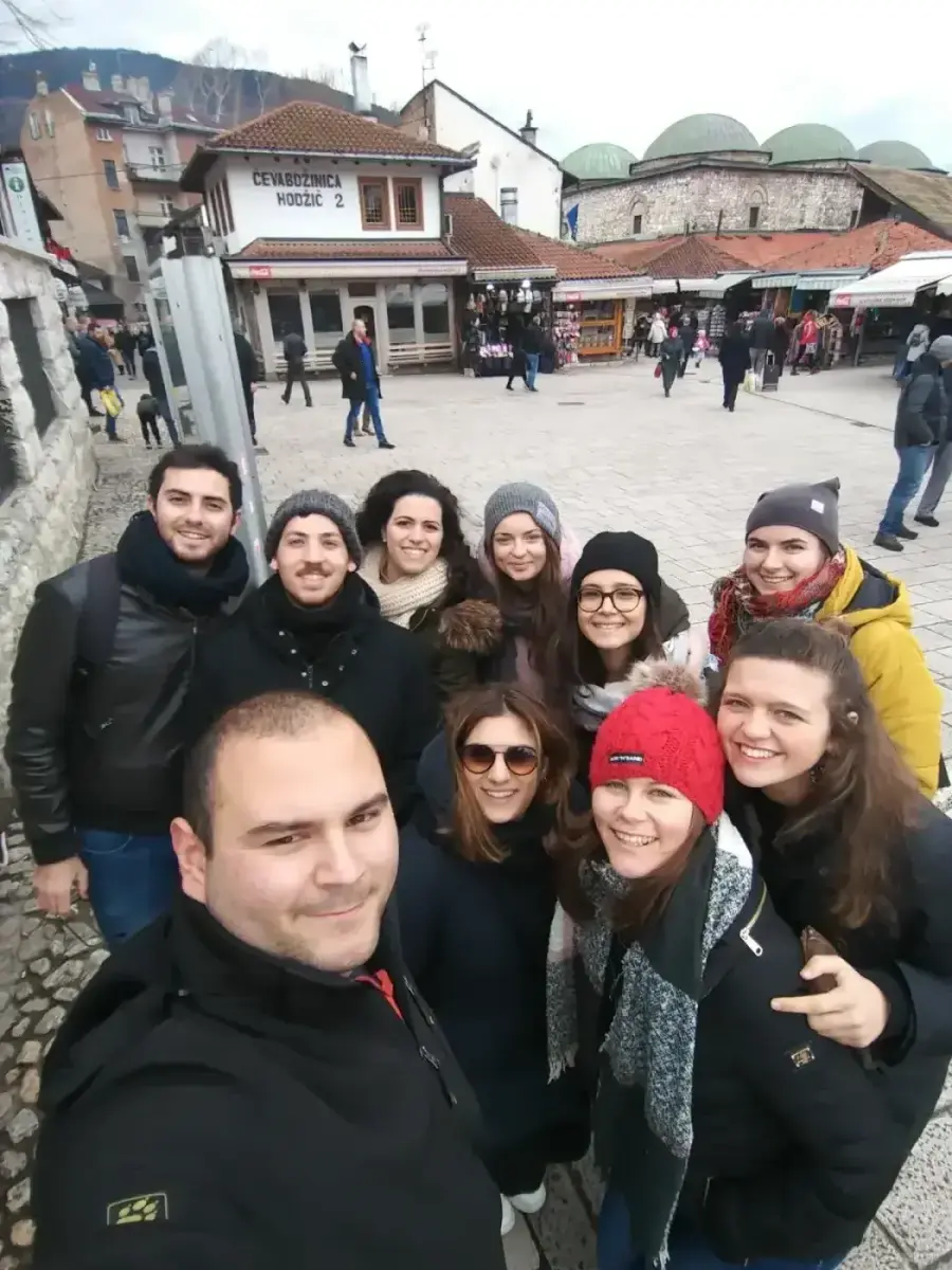 Sarajevo Free Walking Tour learning about Bosnian history