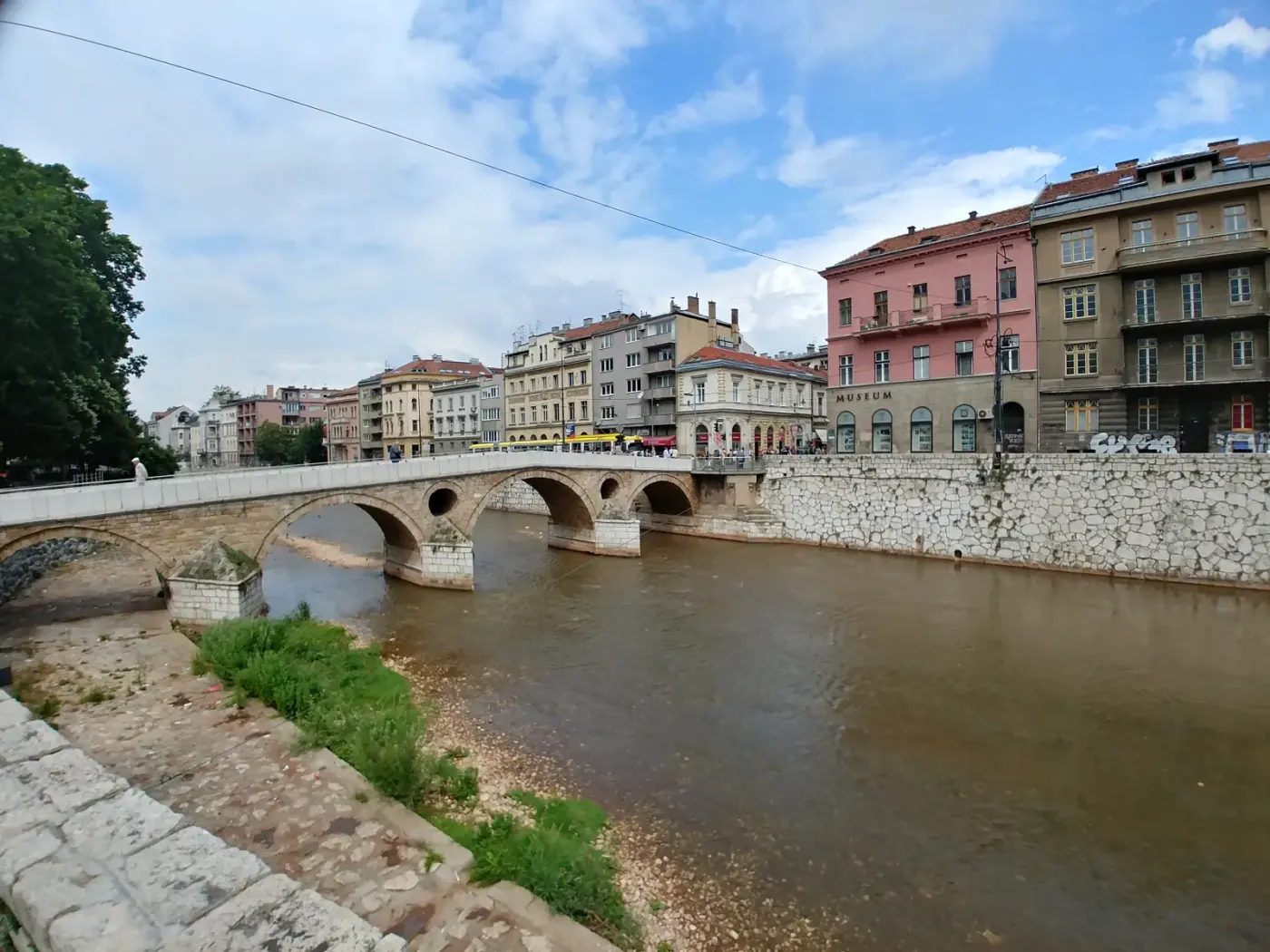 Sarajevo Free Walking Tour near the Sarajevo Cathedral