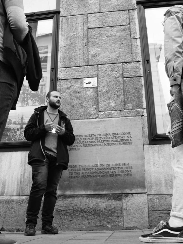 Historic mosques on the Sarajevo free walking city tour