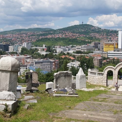 Inside the Siege tour – panoramic view of Sarajevo from above